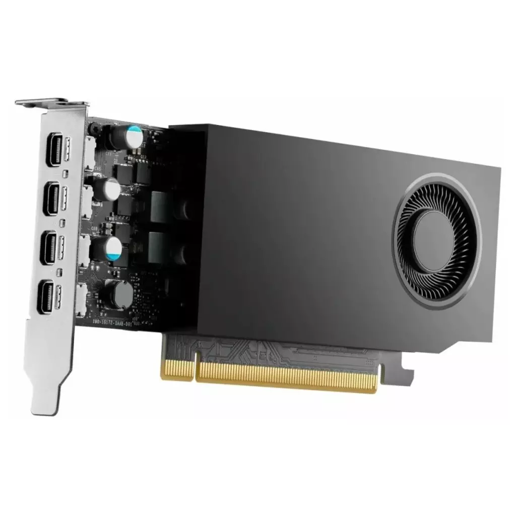 Obrázek produktu NVIDIA RTX A400 / 4GB GDDR6 / PCIe 4.0 x8 / 4x MiniDP / Low Profile bracket v balení