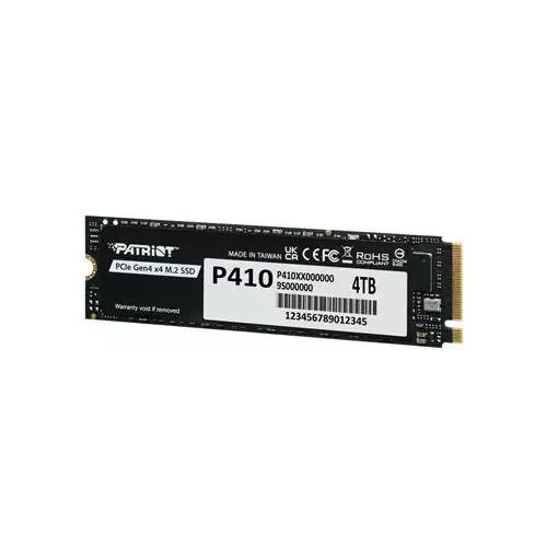 obrázek produktu PATRIOT P410 4TB SSD / Interní / M.2 PCIe Gen4 x4 NVMe / 2280