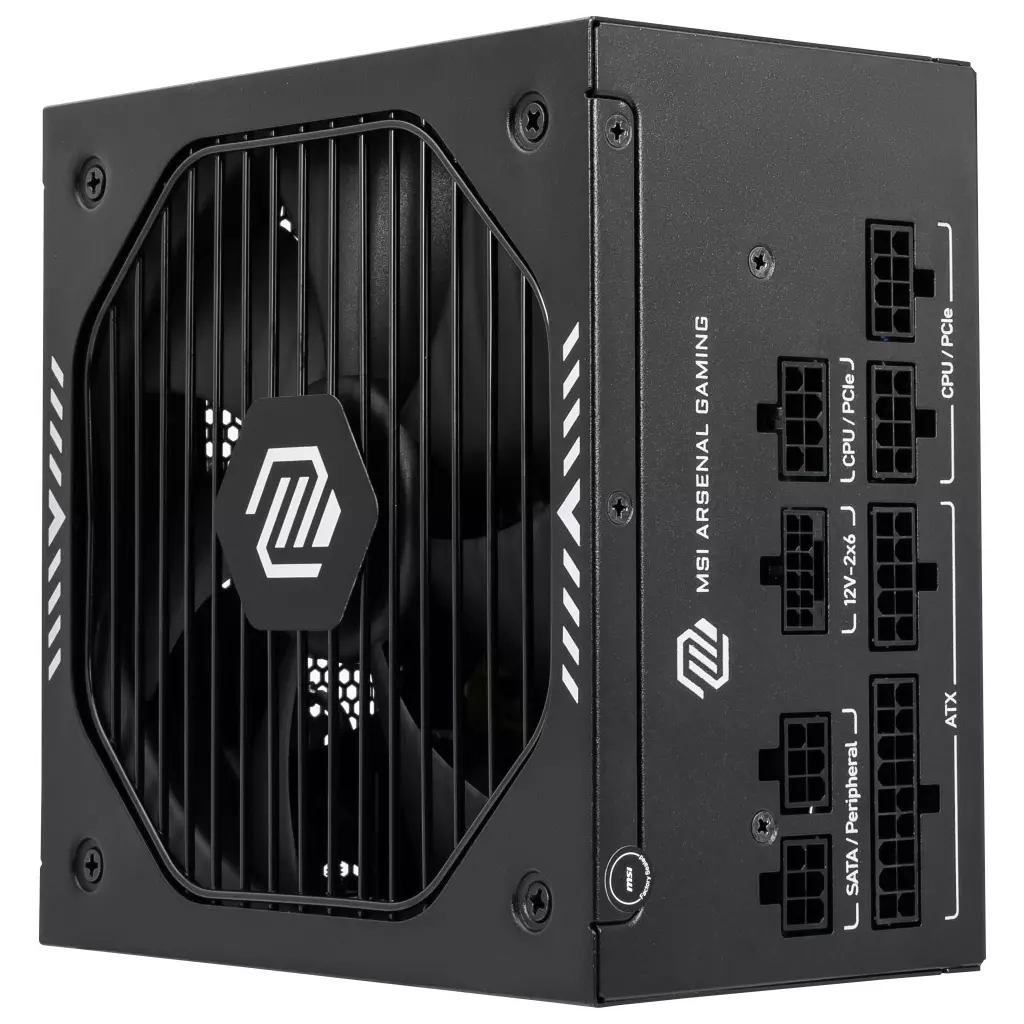 Obrázek produktu MSI zdroj MAG A650GLS PCIE5/ 650W/ ATX3.1/ akt. PFC/ 7 let celk. záruka/ 135mm fan/ modulární kabeláž/ 80PLUS Gold