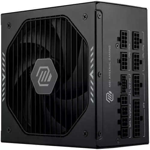 obrázek produktu MSI zdroj MAG A850GLS PCIE5/ 850W/ ATX3.1/ akt. PFC/ 7 let celk. záruka/ 135mm fan/ modulární kabeláž/ 80PLUS Gold