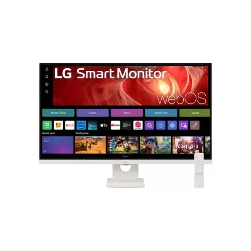 obrázek produktu LG monitor 32U721SA-W 31.5"/ 3840x2160/ 5ms/ IPS/ 300cd/m2/ 60Hz/ HDMI/ USB-C/ 1000:1/ DCI-P3 95%/ webOS 24