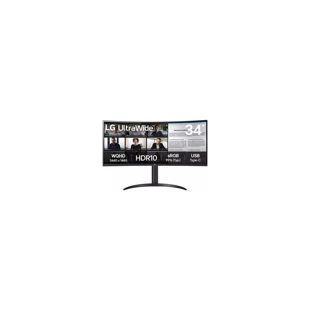 Obrázek produktu LG monitor 34WR55QK-B VA 34