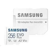 obrázek produktu Samsung paměťová karta 256GB EVO Plus micro SDXC + SD adaptér