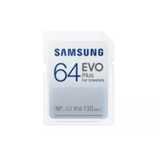 obrázek produktu Samsung paměťová karta 64GB EVO Plus SDXC CL10, U1, V10 (čtení až 130MB/s)