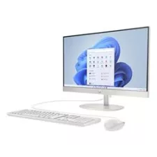 obrázek produktu HP 24-cr0000nc AiO, i3-N300, 23.8 1920x1080/IPS, UMA, 8GB, SSD 512GB, W11H, 2-2-0, White, WiFi+BT