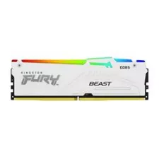 obrázek produktu Kingston FURY Beast White DDR5 64GB (Kit 2x32GB) 6000MT/s DIMM CL36 RGB EXPO