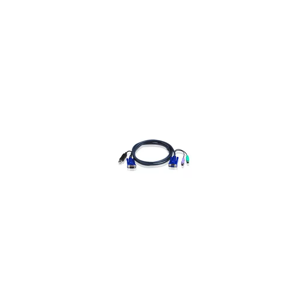 Obrázek produktu ATEN KVM sdružený kabel k CS-82A/84A/138A/88A, USB na PS/2, 2m
