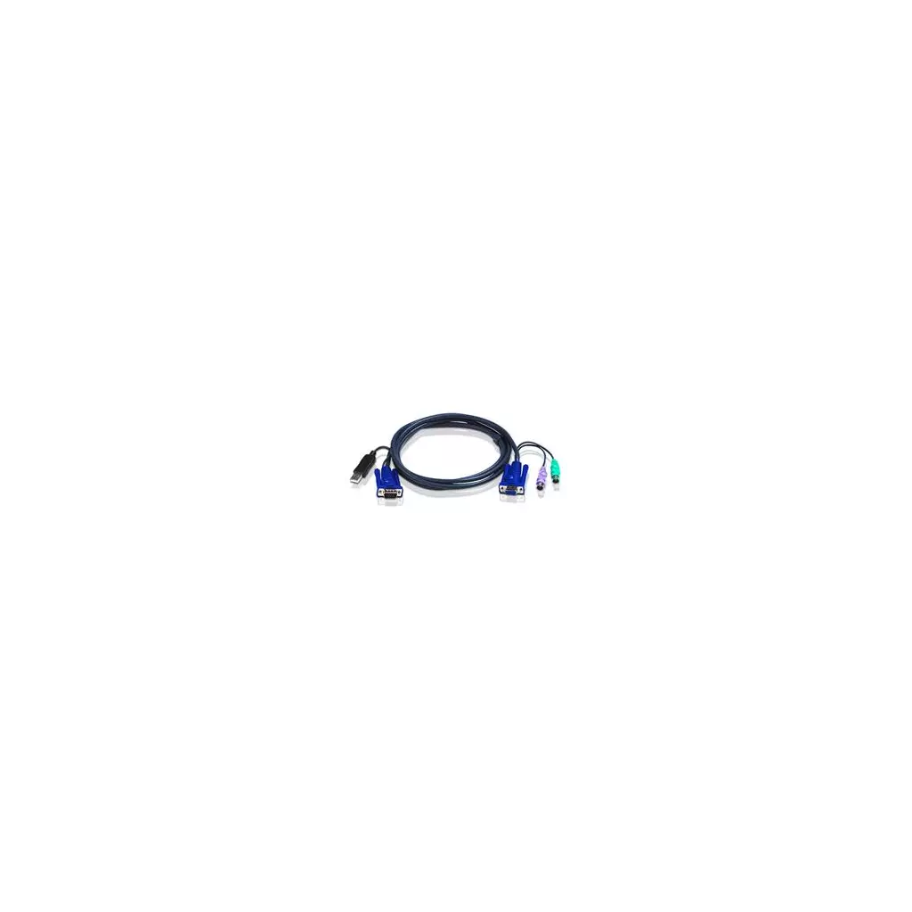 Obrázek produktu ATEN KVM sdružený kabel k CS-82A/84A/138A/88A, USB na PS/2, 3m