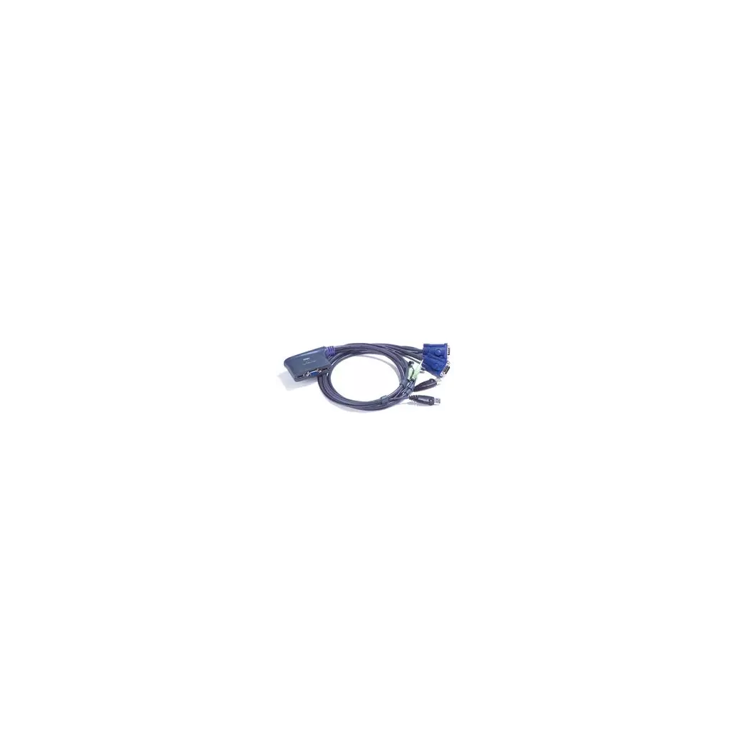 Obrázek produktu ATEN 2-port mini KVM USB, audio, 0,9m integrované kabely