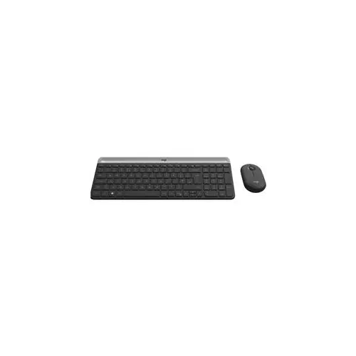 obrázek produktu Logitech Slim Wireless Keyboard and Mouse Combo MK470-GRAPHITE-CZE-SKY-2.4GHZ-