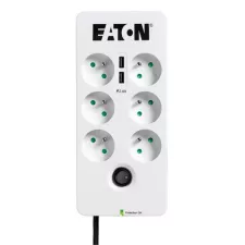 obrázek produktu EATON Protection Box 6 USB FR, přepěťová ochrana, 6 výstupů, zatížení 10A, 2x USB port