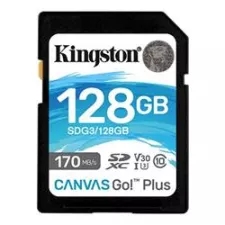 obrázek produktu Kingston paměťová karta 128GB SDXC Canvas Go Plus 170R C10 UHS-I U3 V30