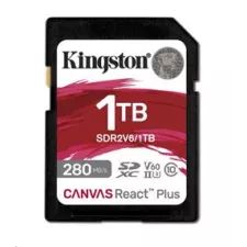 obrázek produktu Kingston paměťová karta 1TB Canvas React Plus SDXC UHS-II 280R/150W U3 V60 for Full HD/4K