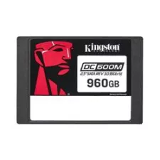 obrázek produktu Kingston SSD DC600M 960GB SATA III 2.5\" 3D TLC (čtení/zápis: 560/530MBs; 94/65k IOPS; 1DWPD), Mixed-use