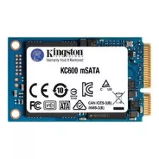 obrázek produktu Kingston SSD 256GB KC600 mSATA 3D TLC SM2259 (ctení/zápis: 550/500MB/s)