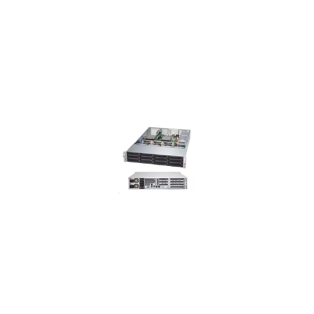 Obrázek produktu SUPERMICRO 2U chassis 8xSAS3 12Gbps+4x(NVMe nebo SAS3), 2x1200W(tit.)