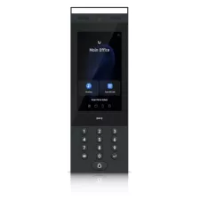 obrázek produktu Ubiquiti UA-Intercom, Přístupový systém, NFC čtečka, kamera, dotyk. displej, 1x RJ-45, Bluetooth 4.2, NFC, PoE, IP65