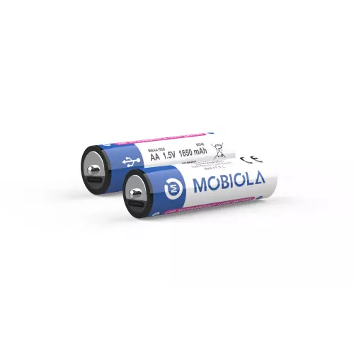obrázek produktu Nabíjecí baterie AAA,  USB-C, 400 mAh, 1.5 V - 2 k