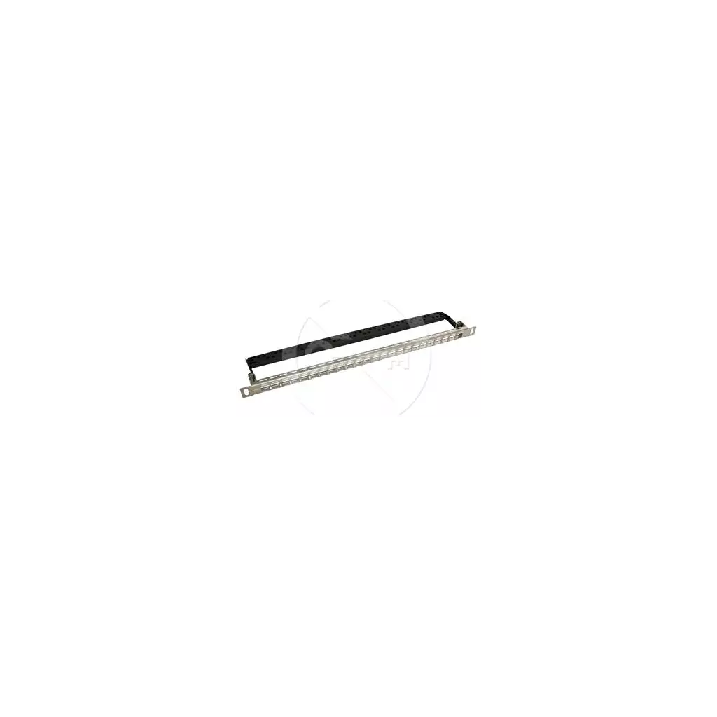 Obrázek produktu Univerzální modulární neosazený patch panel Solarix 24 portů nerez 0,5U SX24HDM-0-STP-SL-UNI