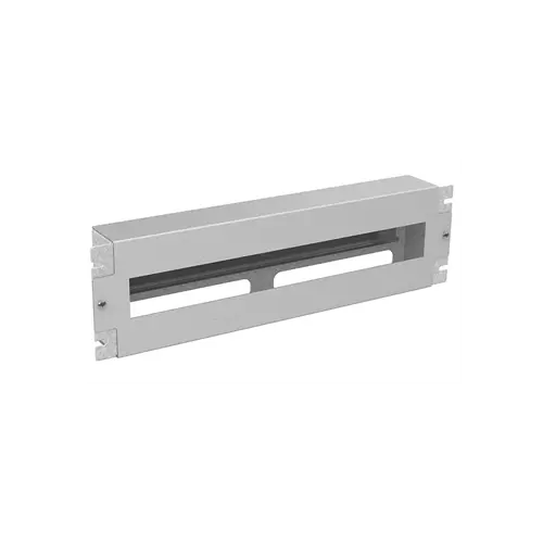 obrázek produktu Solarix Instalační panel 3U s DIN lištou do 19" rozvaděče, RAL 7035, RAIL-3U-DIN