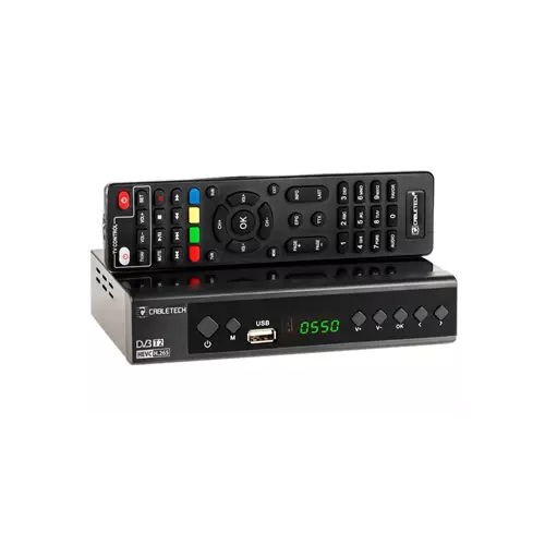 obrázek produktu Set-top box CABLETECH URZ0336C, DVB-T2/C, H.265 HEVC, scart