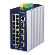 obrázek produktu PLANET IGS-20040MT síťový přepínač Řízený L2+ Gigabit Ethernet (10/100/1000) Modrá, Bílá