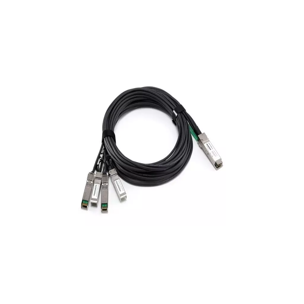 Obrázek produktu Dell Networking Cable 40GbE (QSFP+) to 4 x 10GbE SFP+ Passive Copper Breakout Cable 3 Meters Customer Install