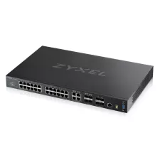 obrázek produktu Zyxel XGS4600-32 L3 Managed Switch, 28 port Gig and 4x 10G SFP+, stackable, dual PSU