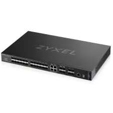 obrázek produktu Zyxel XGS4600-32F L3 Managed Switch, 24 port Gig SFP, 4 dual pers.  and 4x 10G SFP+, stackable, dual PSU