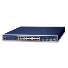 obrázek produktu PLANET WGSW-24040HP4 síťový přepínač Řízený L2/L4 Gigabit Ethernet (10/100/1000) Podpora napájení po Ethernetu (PoE) Modrá