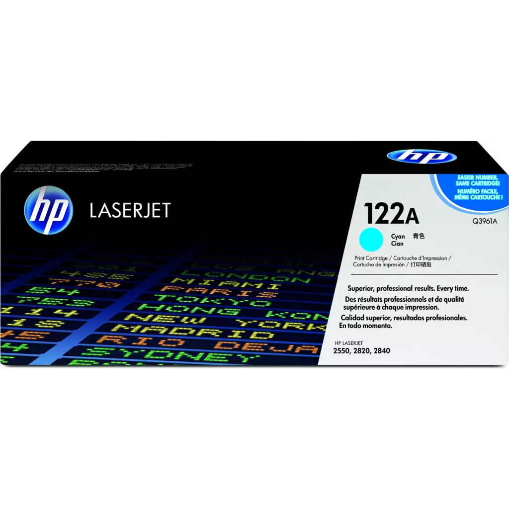 Obrázek produktu HP 122A Cyan Original LaserJet Toner Cartridge tonerová náplň 1 kusů Originální Azurová