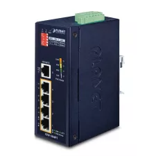 obrázek produktu PLANET ISW-504PT síťový přepínač Nespravované L2 Fast Ethernet (10/100) Podpora napájení po Ethernetu (PoE) Černá