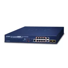 obrázek produktu PLANET GS-5220-8P2T2S síťový přepínač Řízený L2+ Gigabit Ethernet (10/100/1000) Podpora napájení po Ethernetu (PoE) 1U Modrá