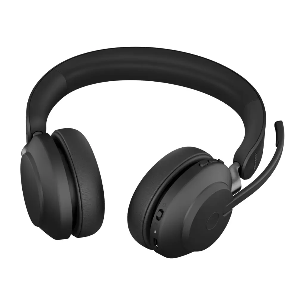 Obrázek produktu Jabra Evolve2 65, UC Stereo Sluchátka s mikrofonem Bezdrátový Přes hlavu Kancelář / call centrum USB typu C Bluetooth Černá