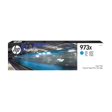 obrázek produktu HP 973X Azurová originální kazeta PageWide s vysokou výtěžností