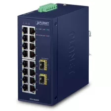 obrázek produktu PLANET IGS-1820TF síťový přepínač Nespravované L2 Gigabit Ethernet (10/100/1000) Modrá