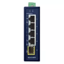 obrázek produktu PLANET IGS-510TF síťový přepínač Nespravované Gigabit Ethernet (10/100/1000) Modrá