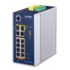 obrázek produktu PLANET IGS-5225-8P2T2S síťový přepínač Řízený L2+ Gigabit Ethernet (10/100/1000) Podpora napájení po Ethernetu (PoE) Modrá, Bíl