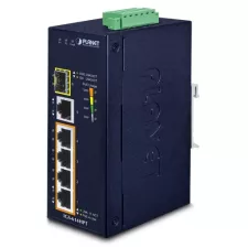 obrázek produktu PLANET IGS-614HPT síťový přepínač Nespravované Gigabit Ethernet (10/100/1000) Podpora napájení po Ethernetu (PoE) Modrá