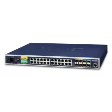 obrázek produktu PLANET IGS-6325-20T4C4X síťový přepínač Řízený L3 Gigabit Ethernet (10/100/1000) 1U Modrá