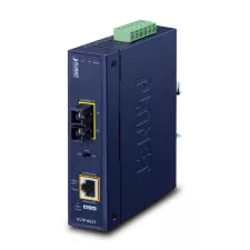 obrázek produktu PLANET IP30 Industrial 10/100/1000BA konvertor síťové kabeláže 1000 Mbit/s Modrá