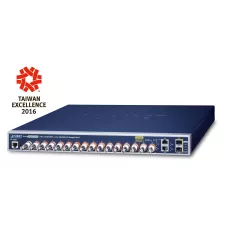 obrázek produktu PLANET LRP-1622CS síťový přepínač Řízený L2/L4 Gigabit Ethernet (10/100/1000) Podpora napájení po Ethernetu (PoE) 1U Modrá