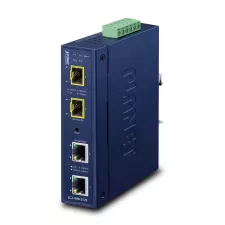 obrázek produktu PLANET Industrial 2-Port konvertor síťové kabeláže Modrá