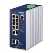 obrázek produktu Planet IGS-4215-8UP2T2S IP30 Industrial L2/L4 8-Port 10/100/1000T 802.3bt PoE + 2-Port 10/100/1000T + 2-Port 100/1000X SFP Managed Switch