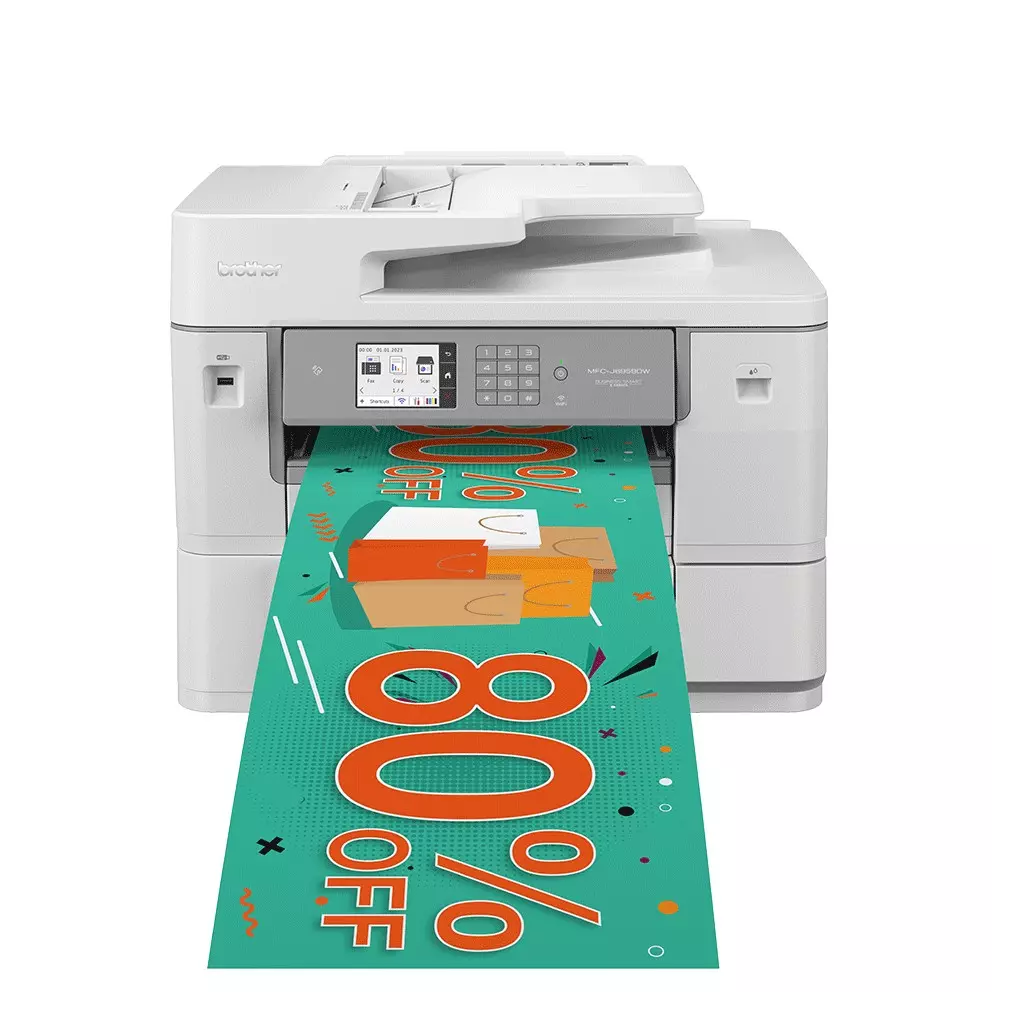 Obrázek produktu Brother MFC-J6959DW Multifunkční tiskárna InkJet A3 1200 x 4800 DPI 30 str. za minutu Wi-Fi