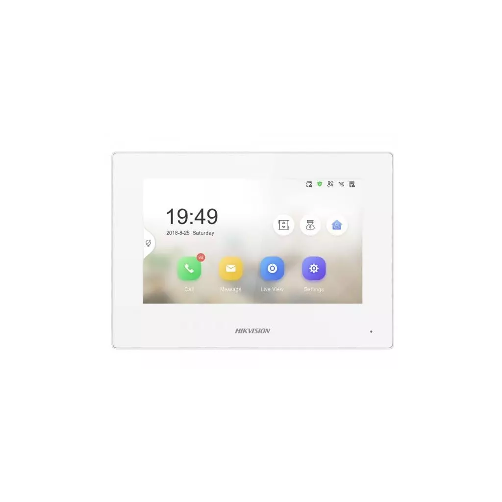 Obrázek produktu Hikvision DS-KH6320-WTE1-W Vnitřní stanice na bázi IP série KH6