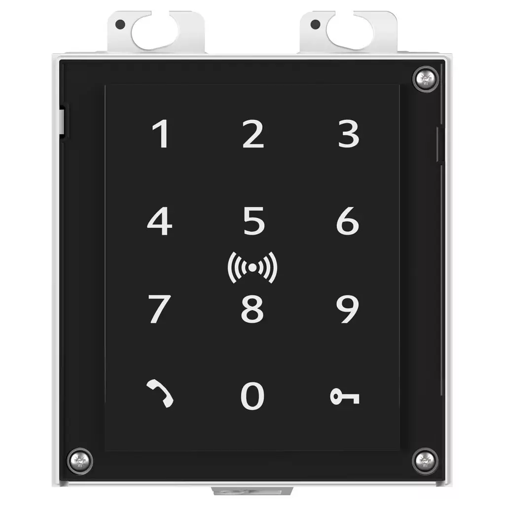 Obrázek produktu 2N IP Verso modul - Dotyková klávesnice & RFID 125kHz, Seos Compatible 13.56MHz, PICard Compatible, NFC