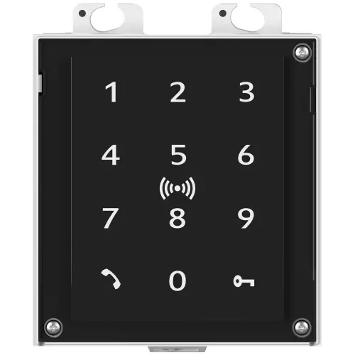 obrázek produktu 2N IP Verso modul - Dotyková klávesnice & RFID 125kHz, Seos Compatible 13.56MHz, PICard Compatible, NFC