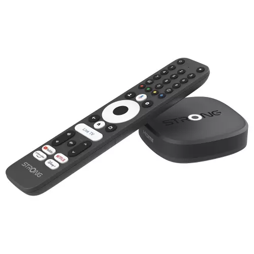 obrázek produktu STRONG Android box LEAP-S4/ 4K UHD/ Netflix/ AMAZON Prime Video/ Google TV/ HDMI/ Wi-Fi 6/ Android TV 14