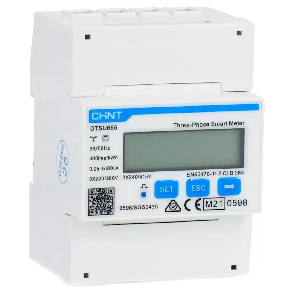 Obrázek produktu Chint Smartmeter DTSU666 / Třifázový / pro měníče Solax